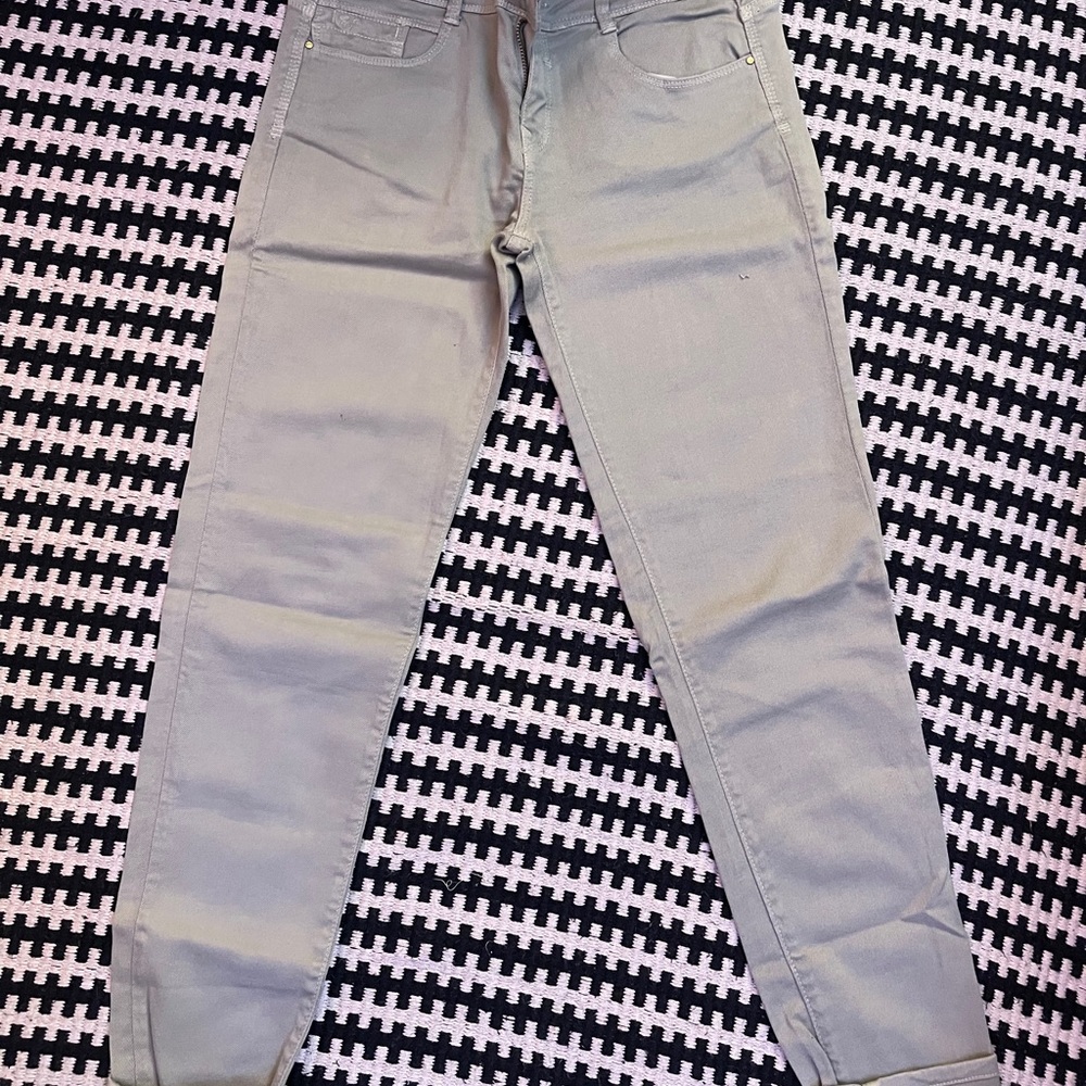 Light green pants
